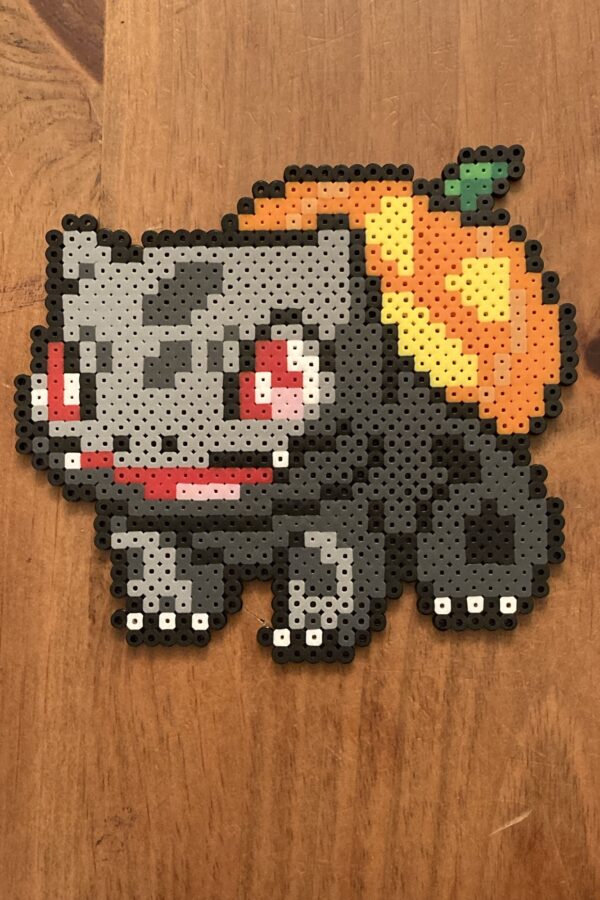 Halloween Bulbasaur Perler Bead