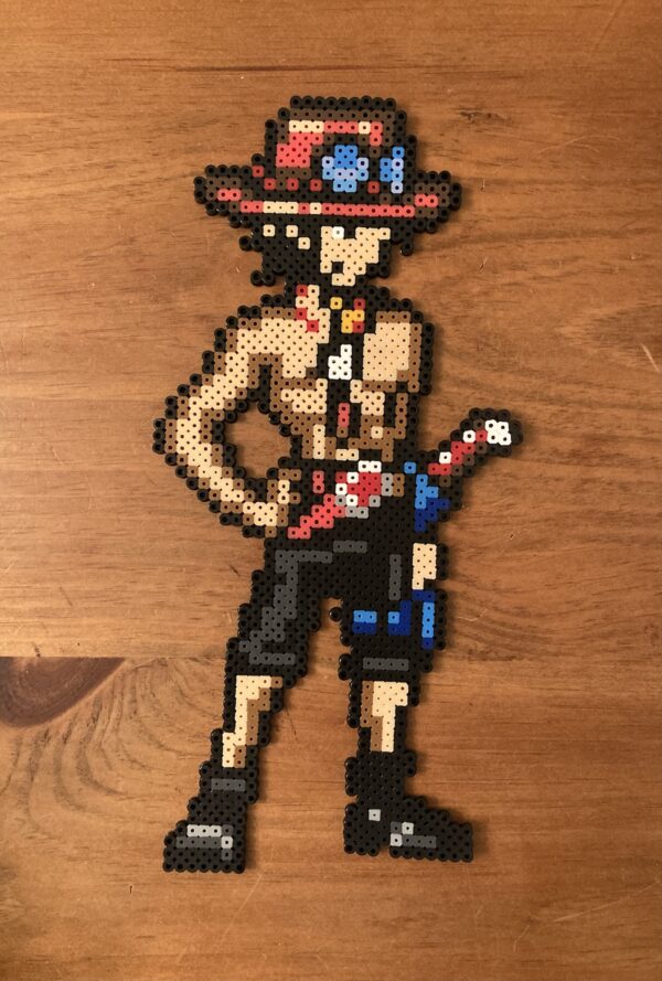 Portgas D. Ace Perler Bead