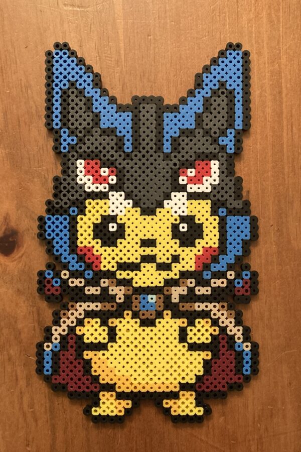 Pikachu Lucario Hoodie Perler Bead