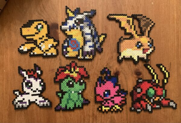 Small Digimon Perler Bead