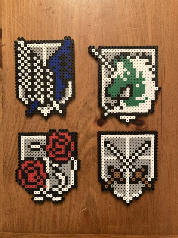 Attack On Titan Crest Perler Bead