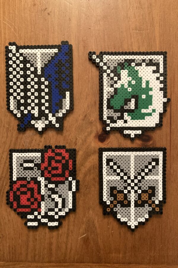 Attack On Titan Crest Perler Bead
