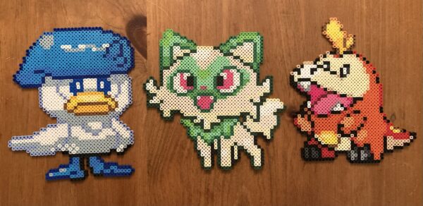 Scarlet/Violet Starters Perler Bead
