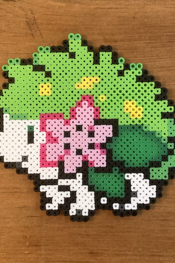 Shaymin Perler Bead