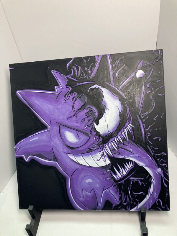 Venomized Gengar Wall Art/Hueforge - Image 2