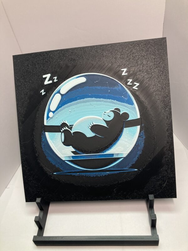 Sleeping Snorlax Wall Art/ Hueforge