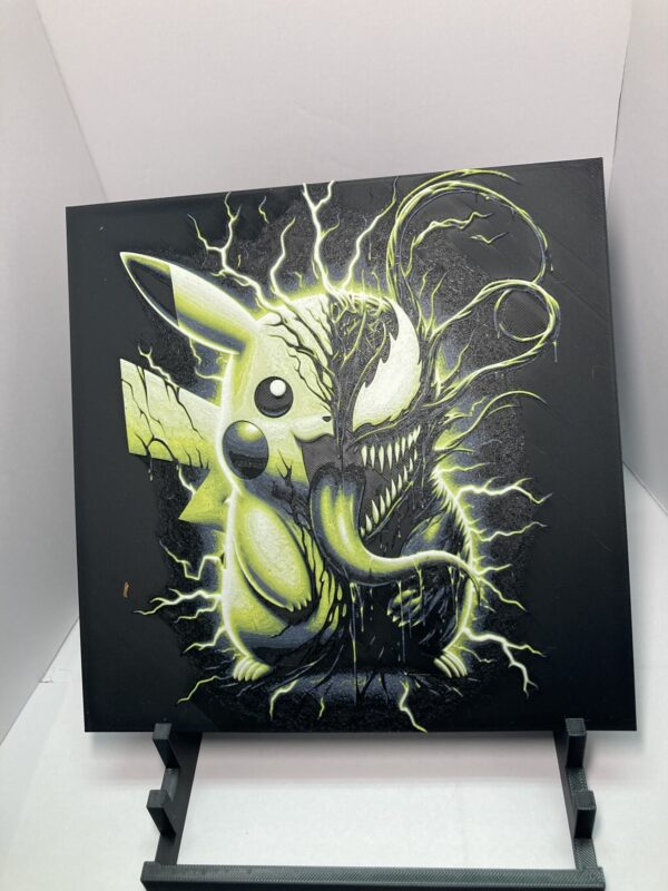 Venomized Pikachu Wall Art/Hueforge - Image 2