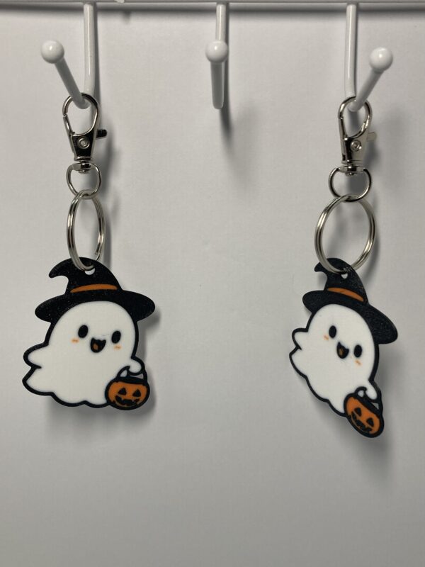 Chibi Ghost Keychain