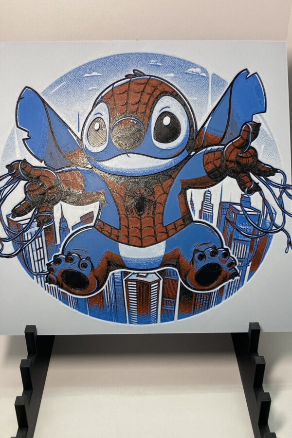 Spiderman Stitch Wall Art/Hueforge