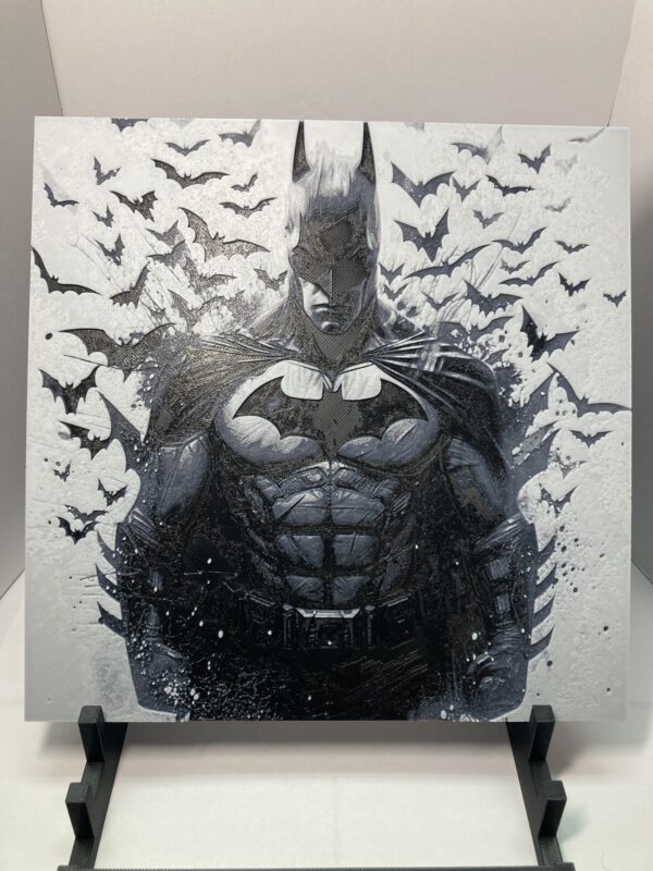 Batman with Bats Wall Art/Hueforge