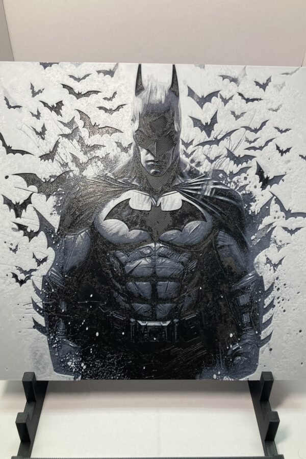 Batman with Bats Wall Art/Hueforge