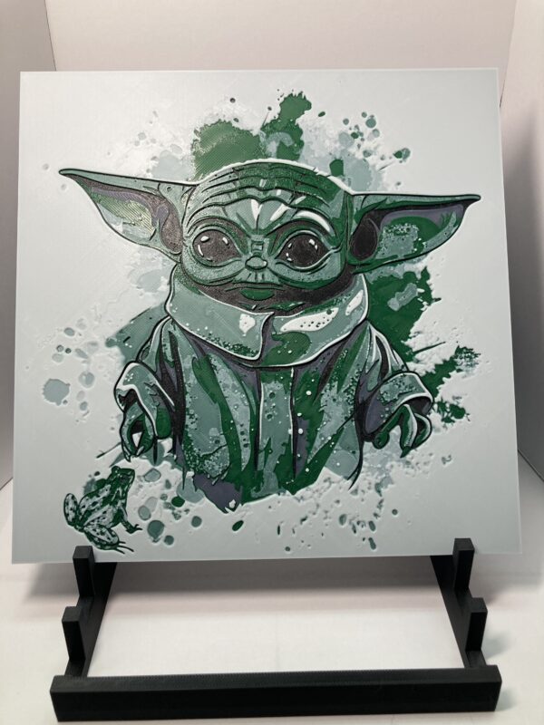 Baby Yoda/Grogu Wall Art/Hueforge