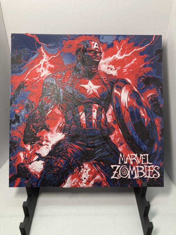 Marvel Zombies Captain America  Wall Art/Hueforge