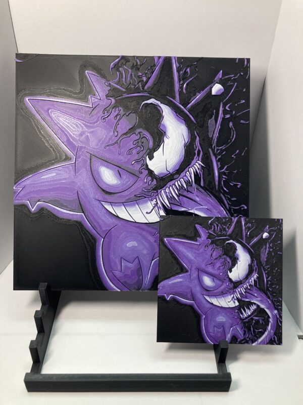 Venomized Gengar Wall Art/Hueforge