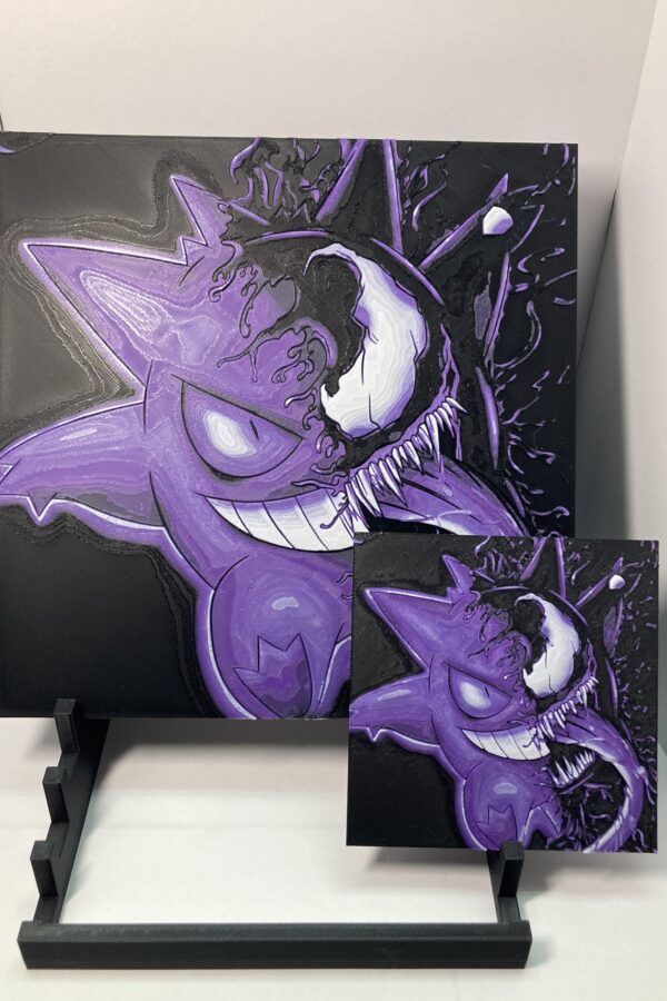 Venomized Gengar Wall Art/Hueforge