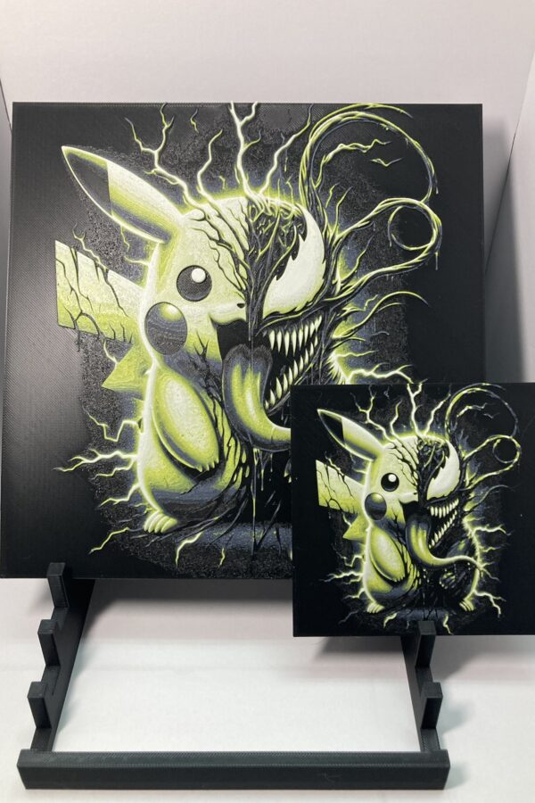 Venomized Pikachu Wall Art/Hueforge