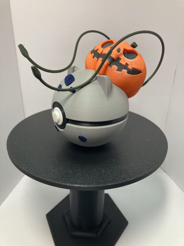 Halloween Bulbasaur Themed Pokeball