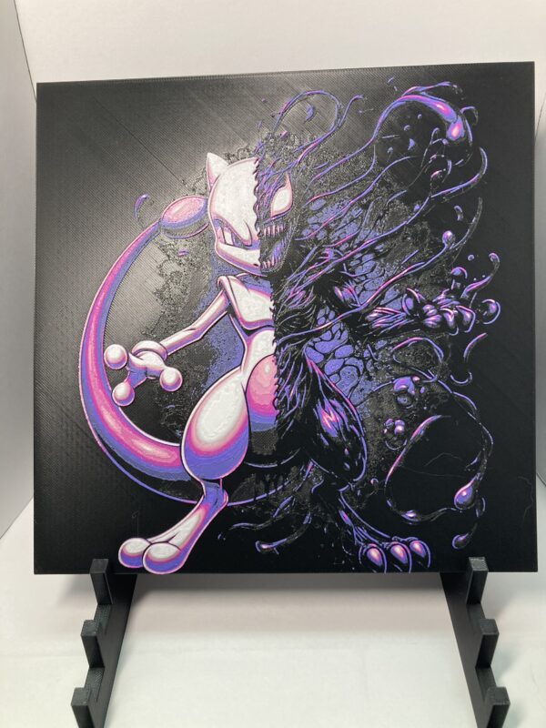 Venomized Mewtwo Wall Art/Hueforge