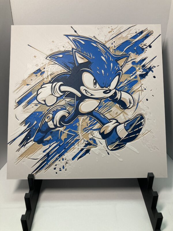Sonic the Hedgehog Wall Art/Hueforge