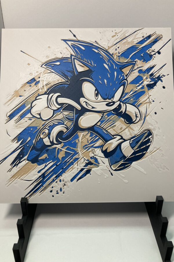 Sonic the Hedgehog Wall Art/Hueforge