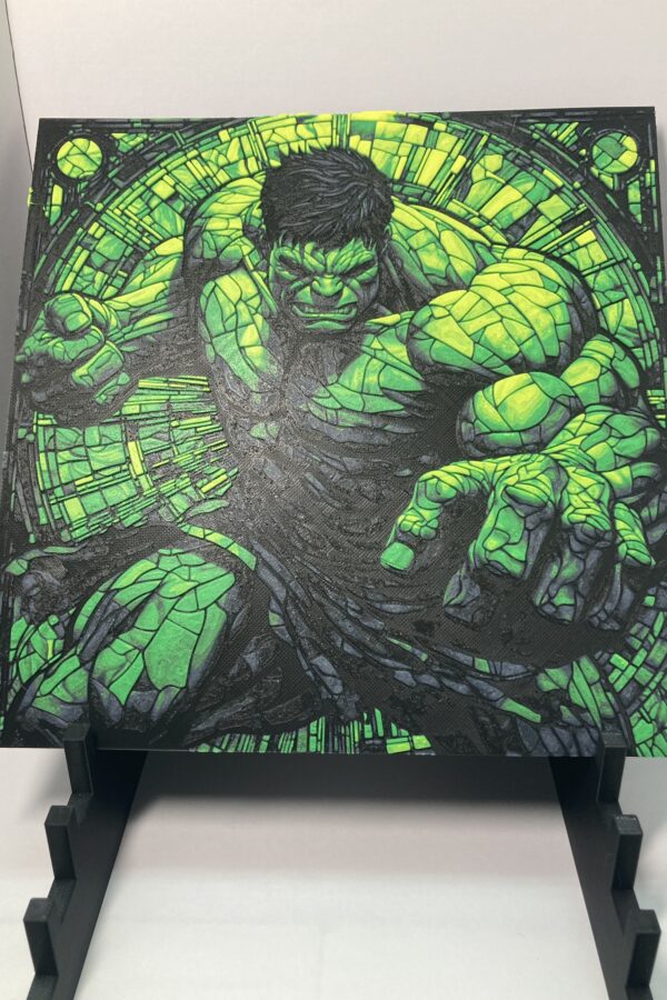 Hulk Stained Glass Wall Art/Hueforge