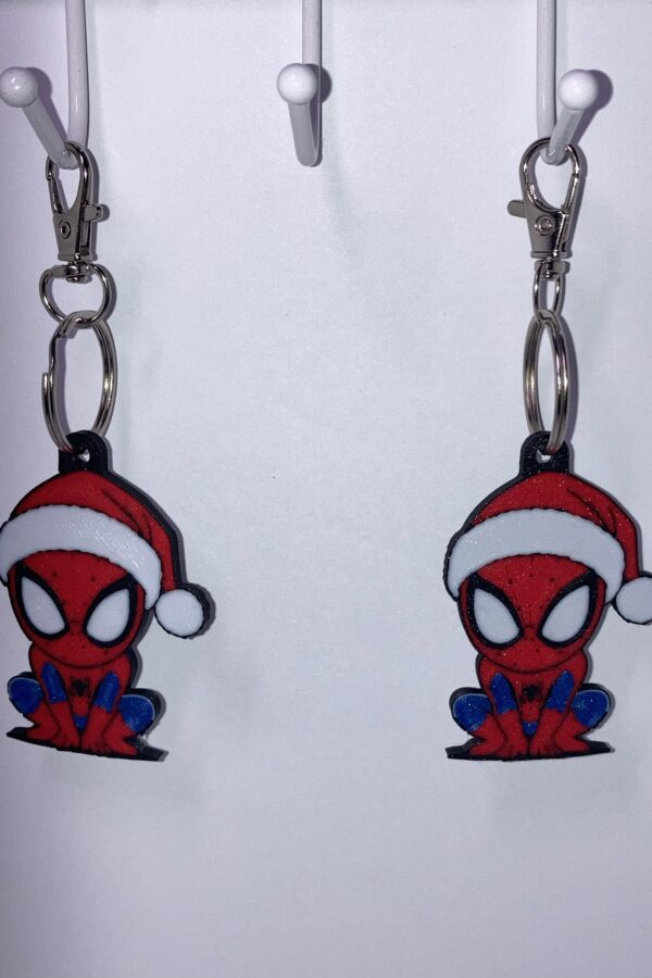 Spider-Man Christmas Keychain