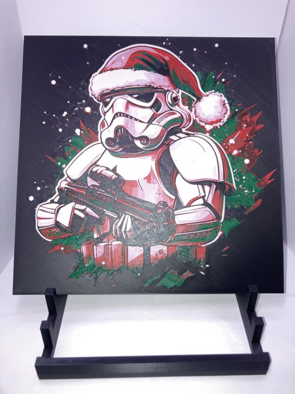 Christmas Stormtrooper Wall Art/Hueforge