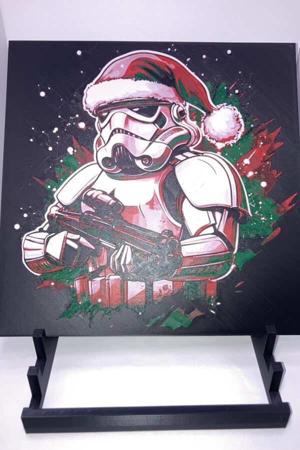 Christmas Stormtrooper Wall Art/Hueforge