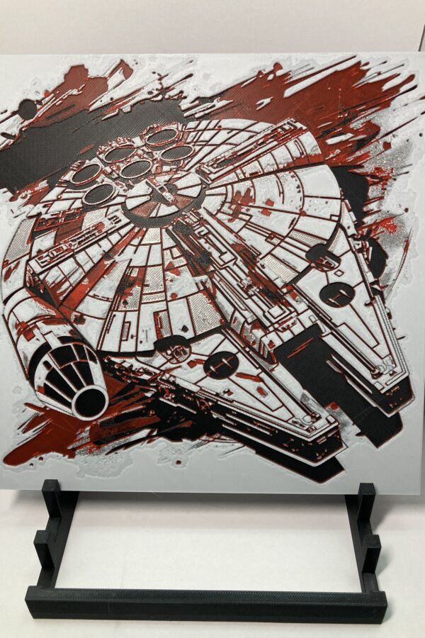 Millennium Falcon Wall Art/Hueforge