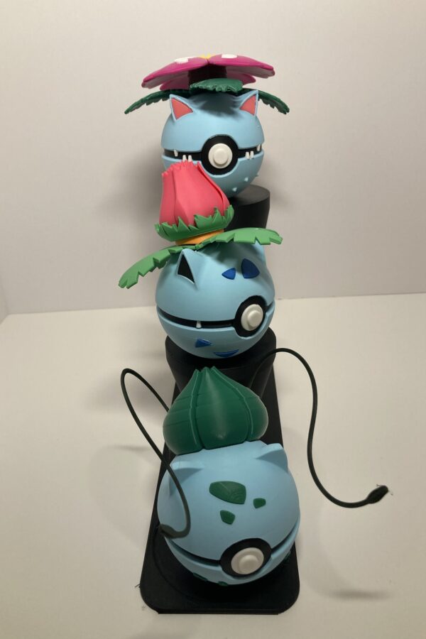Bulbasaur/Ivysaur/Venusaur Themed Pokeballs