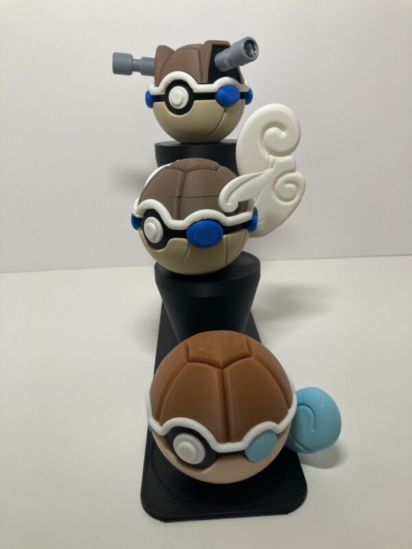 Squirtle/Warortle/Blastoise Themed Pokeballs
