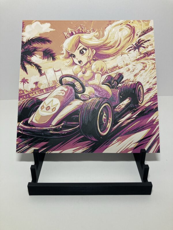Princess Peach Kart Wall Art/Hueforge