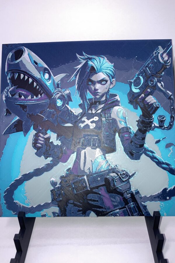Jinx Fishbones Wall Art/Hueforge