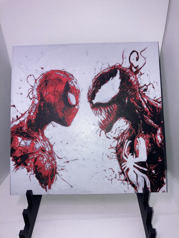 Spider-Man vs Venom Wall Art/Hueforge