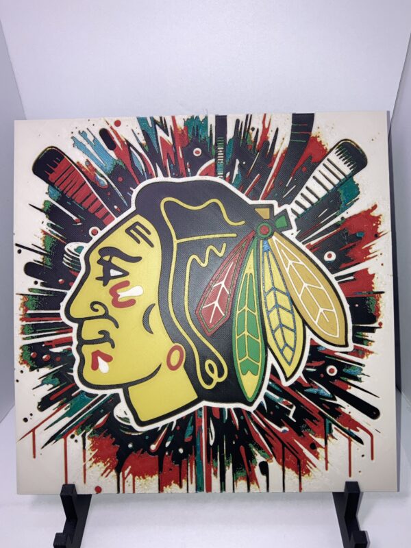 Chicago Blackhawks Wall Art/Hueforge