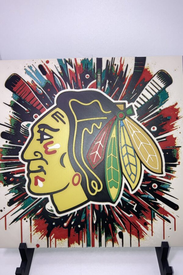 Chicago Blackhawks Wall Art/Hueforge