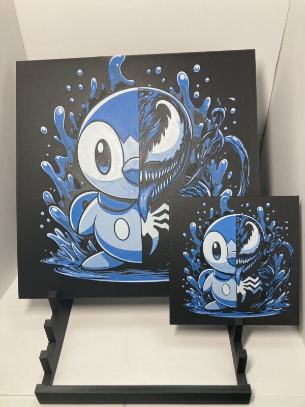 Venomized Piplup Wall Art/Hueforge