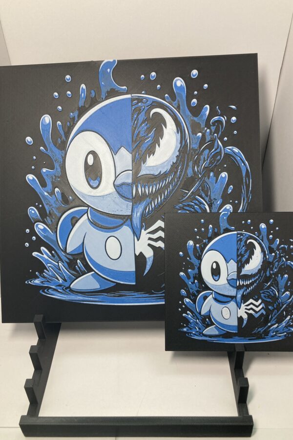 Venomized Piplup Wall Art/Hueforge