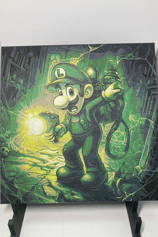 Luigi’s Mansion Wall Art/Hueforge