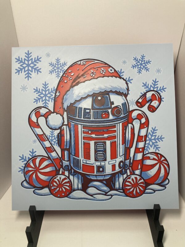 Christmas R2D2 Wall Art/Hueforge