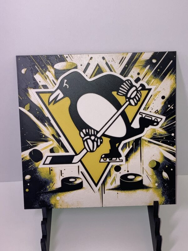 Pittsburgh Penguins Hockey Wall Art/Hueforge
