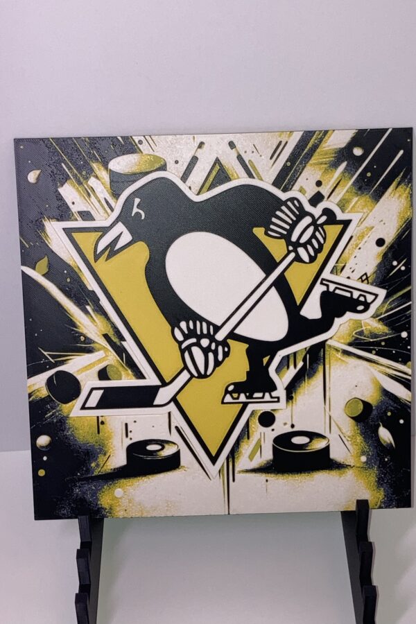 Pittsburgh Penguins Hockey Wall Art/Hueforge
