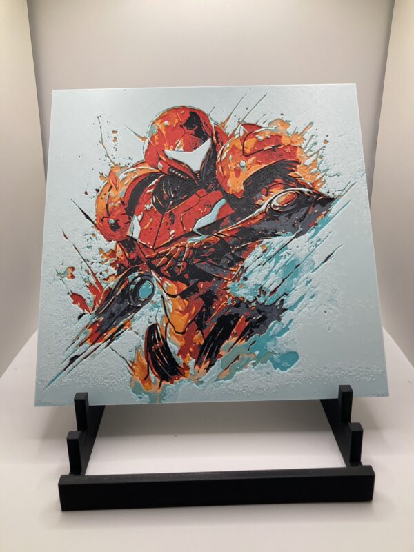 Samus Aran Metroid Wall Art/Hueforge