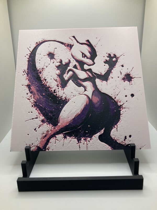 Mewtwo Wall Art/Hueforge