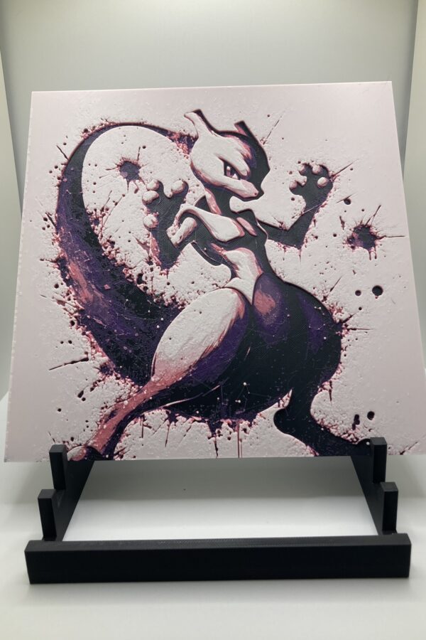Mewtwo Wall Art/Hueforge