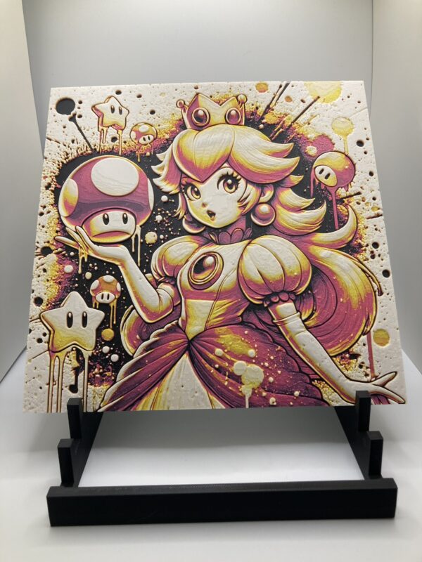 Princess Peach Wall Art/Hueforge