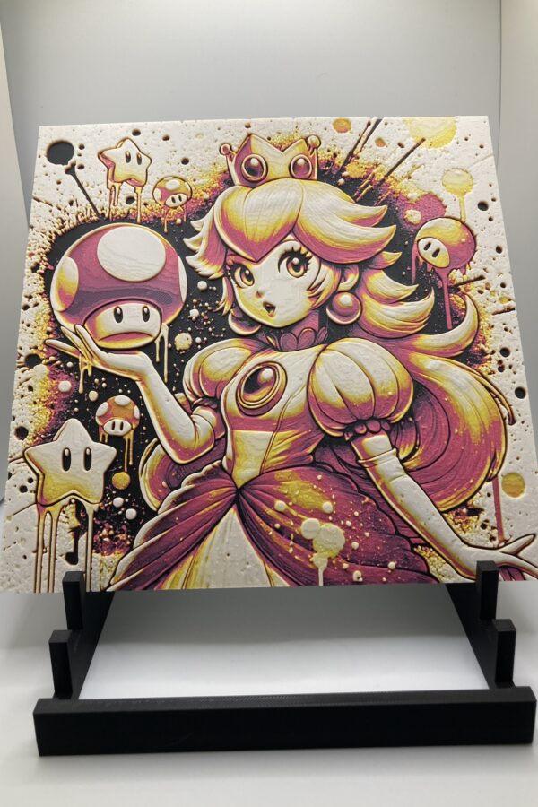 Princess Peach Wall Art/Hueforge