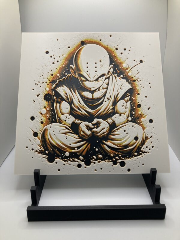 Krillin DBZ Wall Art/Hueforge