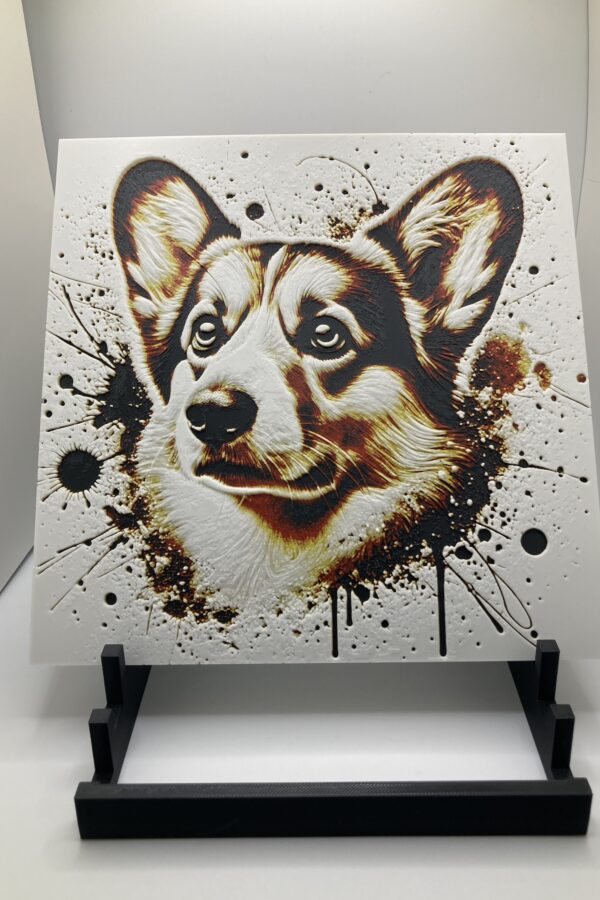 Corgi Wall Art/Hueforge
