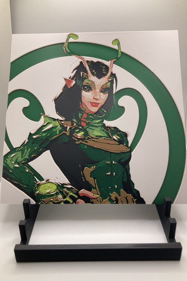 Mantis Marvel Rivals Wall Art/Hueforge